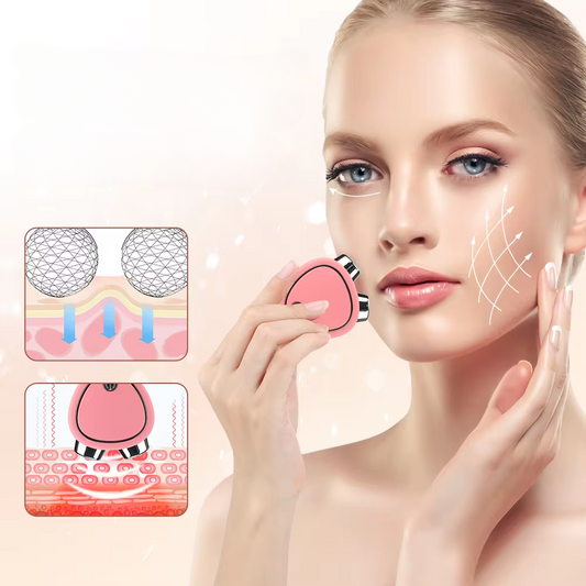 Microcurrent Facial Massage Roller - Anti-Wrinkle
