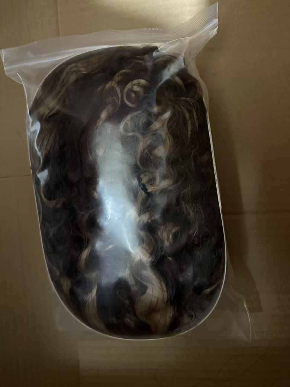 Perruque Cheveux Humains Sans Colle - Naturelle Pré-Plumée