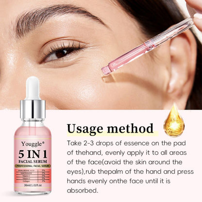 5-in-1 Anti-Aging Face Serum - Hydration &amp; Firming