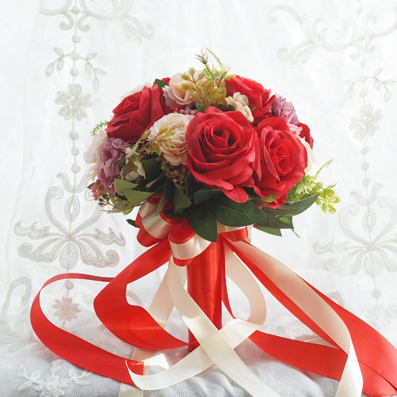Bouquet Mariage Fleurs Artificielles - Accessoire Photo
