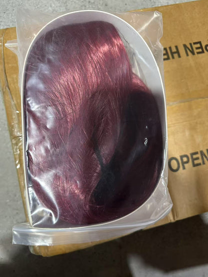 Perruque Cheveux Humains Sans Colle - Naturelle Pré-Plumée