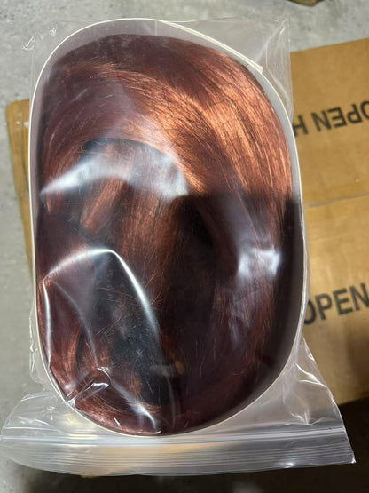 Perruque Cheveux Humains Sans Colle - Naturelle Pré-Plumée