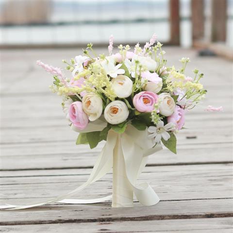 Bouquet Mariage Fleurs Artificielles - Accessoire Photo