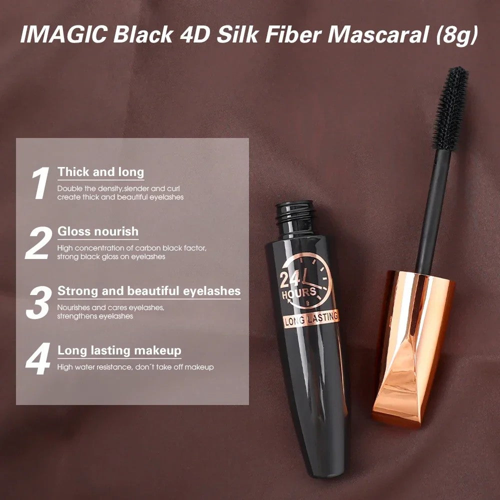5D Volume Waterproof Mascara - Long &amp; Thick Lashes
