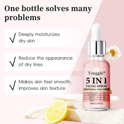 5-in-1 Anti-Aging Face Serum - Hydration &amp; Firming