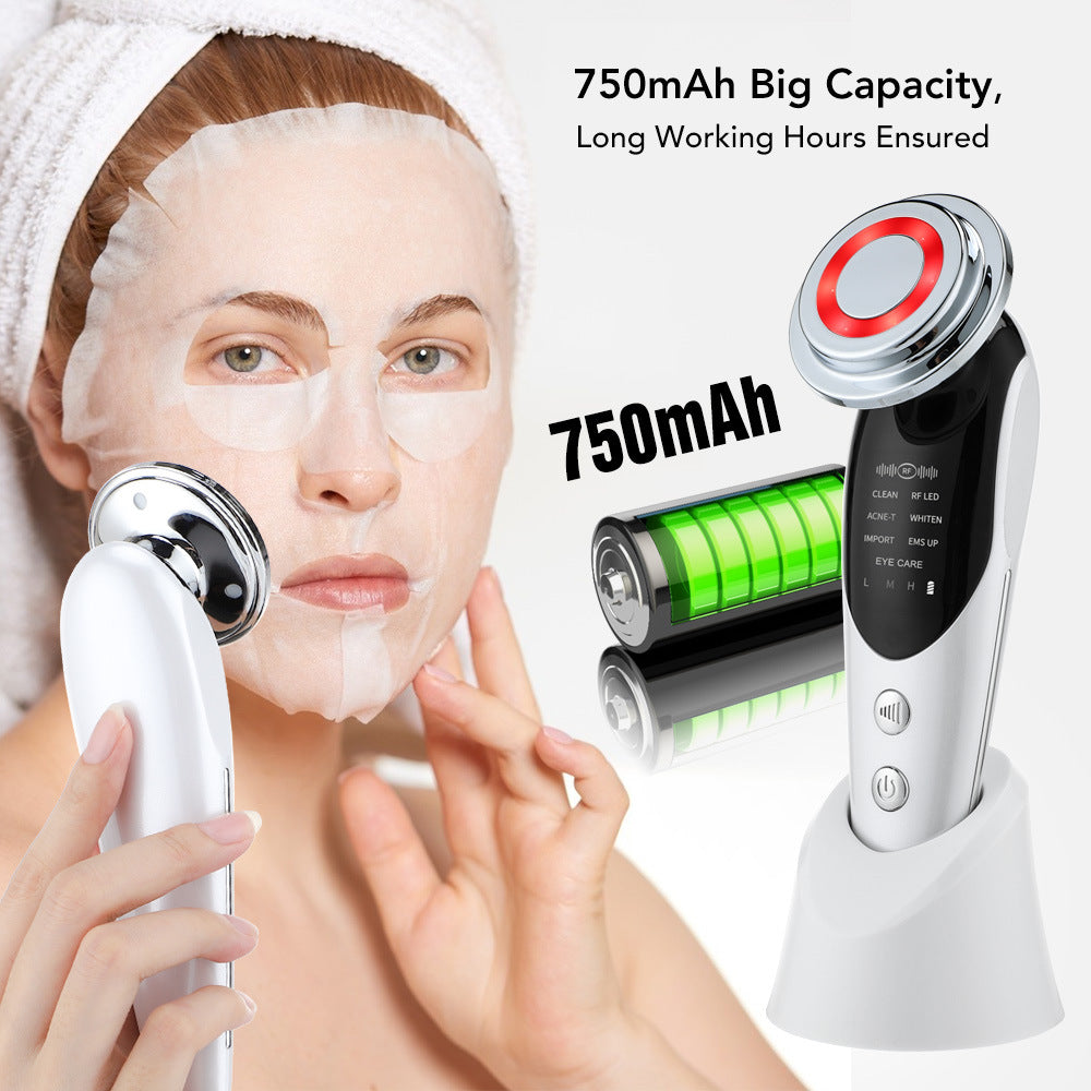 7-in-1 LED Facial Treatment Device - Anti-Aging EMS