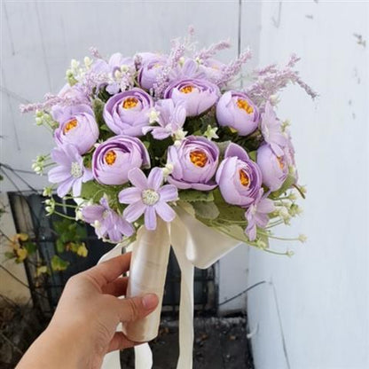 Bouquet Mariage Fleurs Artificielles - Accessoire Photo