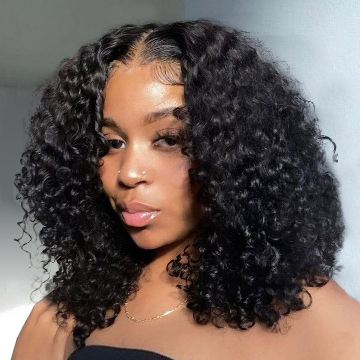 Perruque Cheveux Humains Loose Deep Wave - Dentelle Transparente 13x6