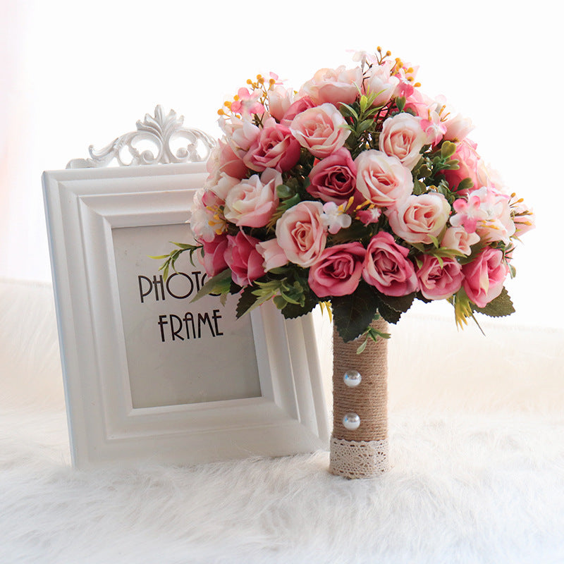 Bouquet Mariage Fleurs Artificielles - Accessoire Photo
