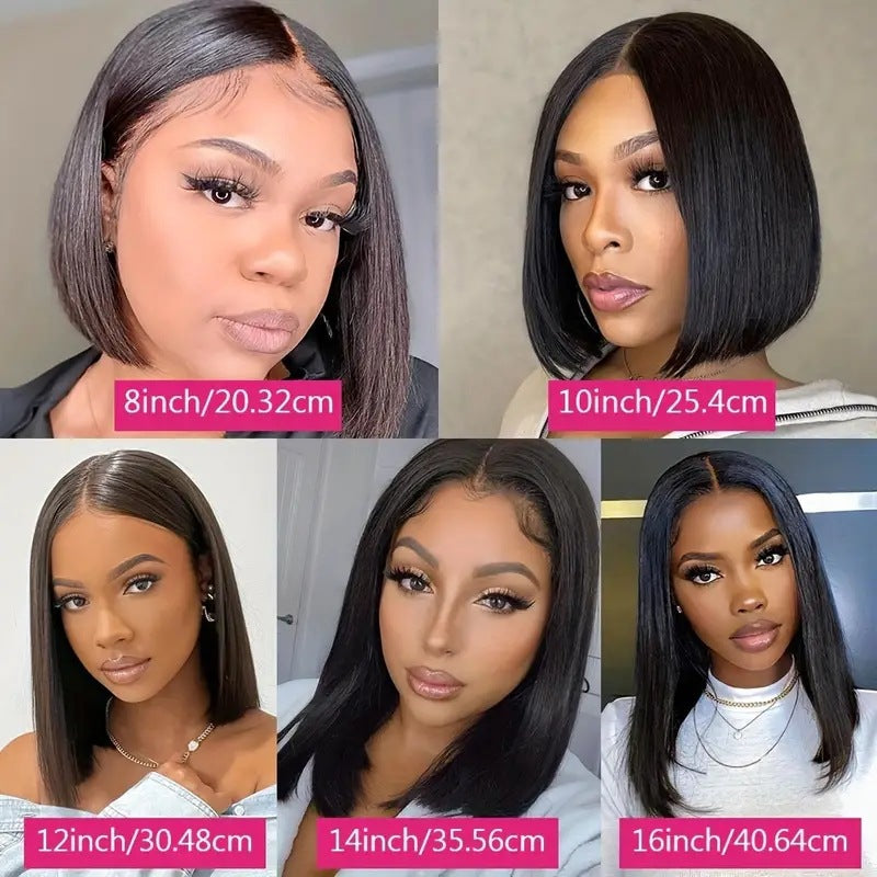 Perruque Cheveux Humains Sans Colle - Naturelle Pré-Plumée