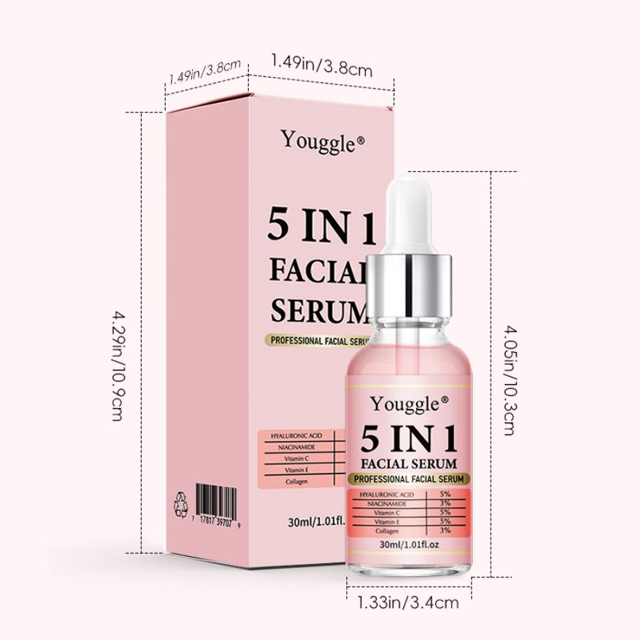 5-in-1 Anti-Aging Face Serum - Hydration &amp; Firming