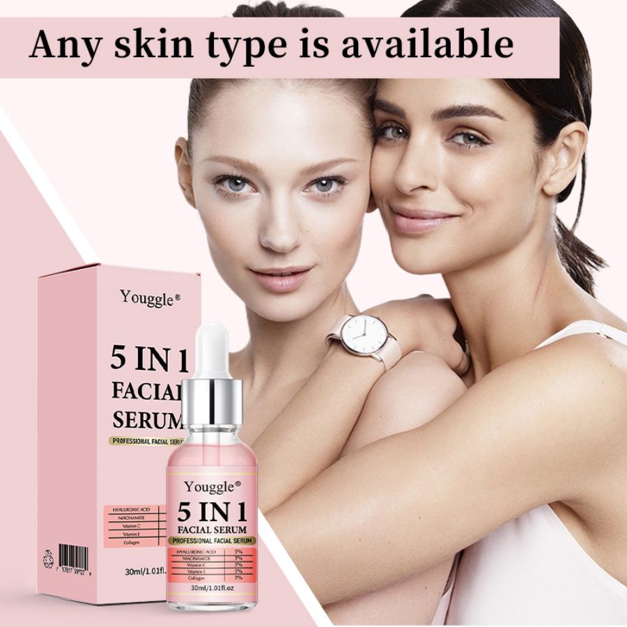 5-in-1 Anti-Aging Face Serum - Hydration &amp; Firming